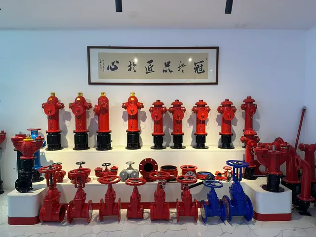 Hydrant and valve display