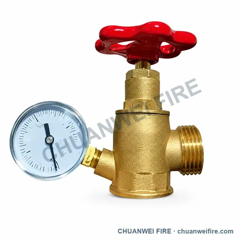 Brass-Finish With Pressure Gauge Valve