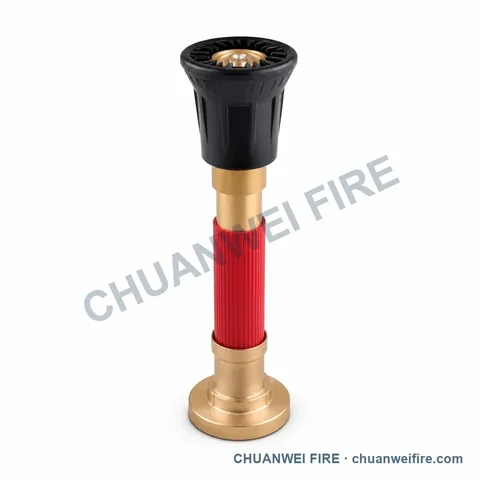 Red-Grip Disc-Base Long Fire Hose Nozzle