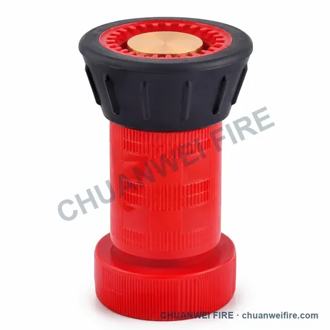 Red Black Head Compact Fire Hose Nozzle