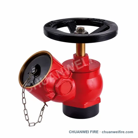Oblique threaded Landing Valve