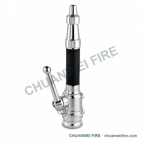 Black-Grip Plug-In Shutoff Fire Hose Nozzle