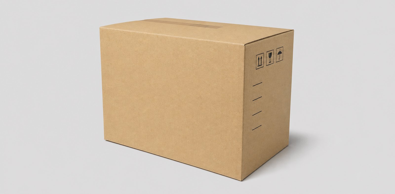 Illustrative kraft carton packaging option