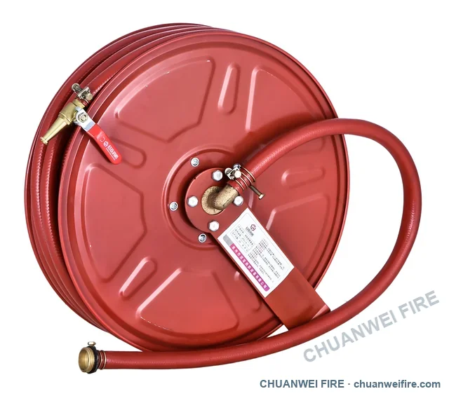 Jet/spray hose reel — assembly view