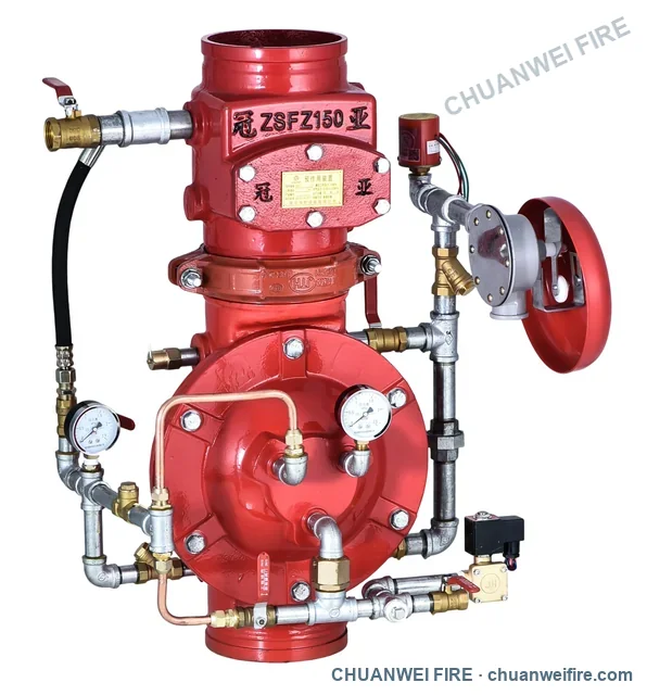 Grooved preaction valve assembly — product sample
