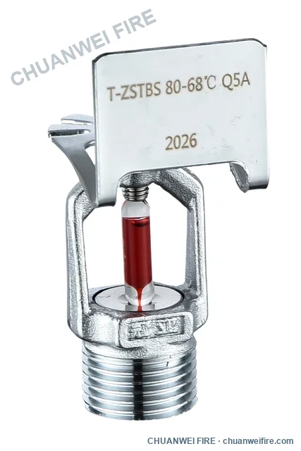 Horizontal sidewall standard-response sprinkler — 68°C