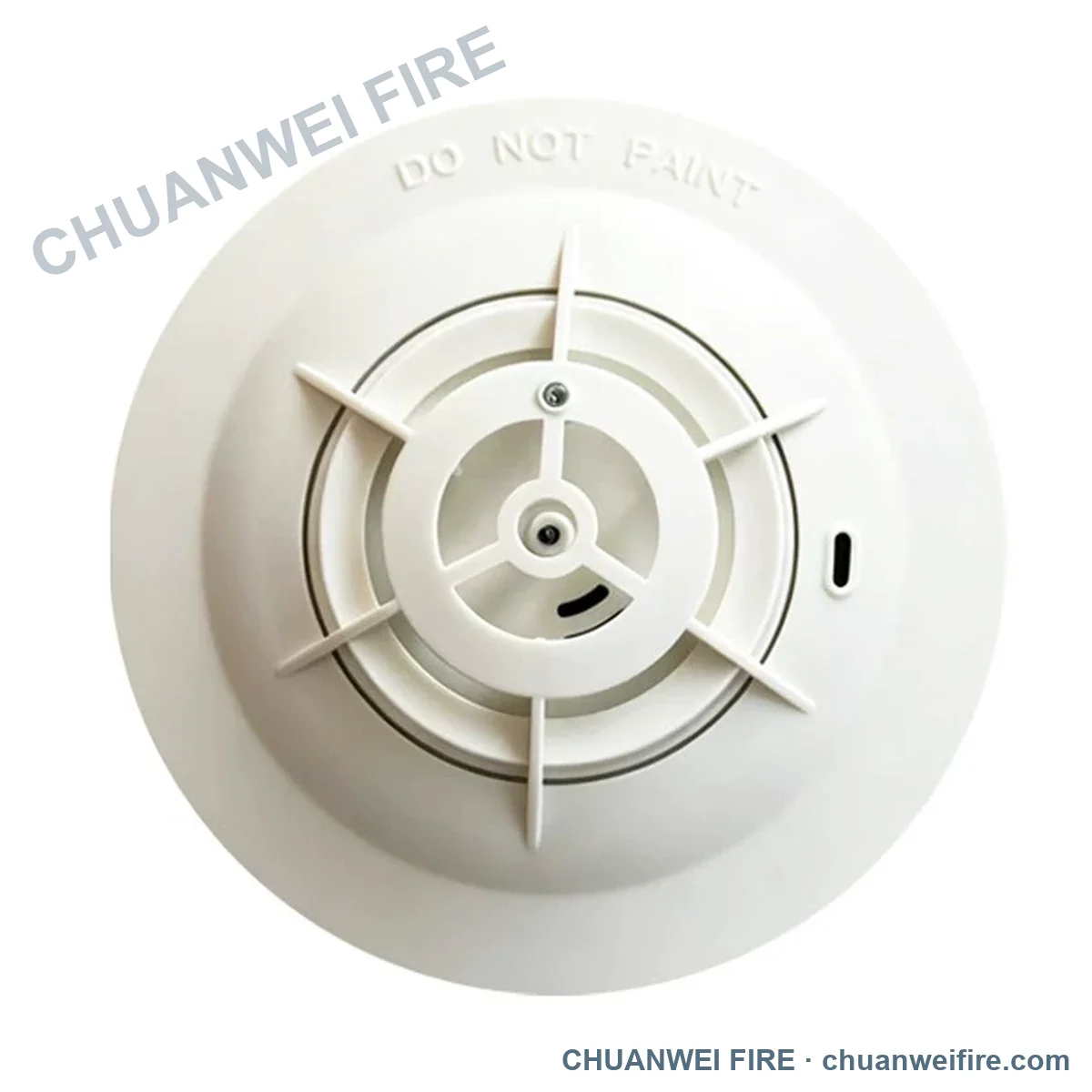 Tanda ceiling-mounted point-type heat detector.