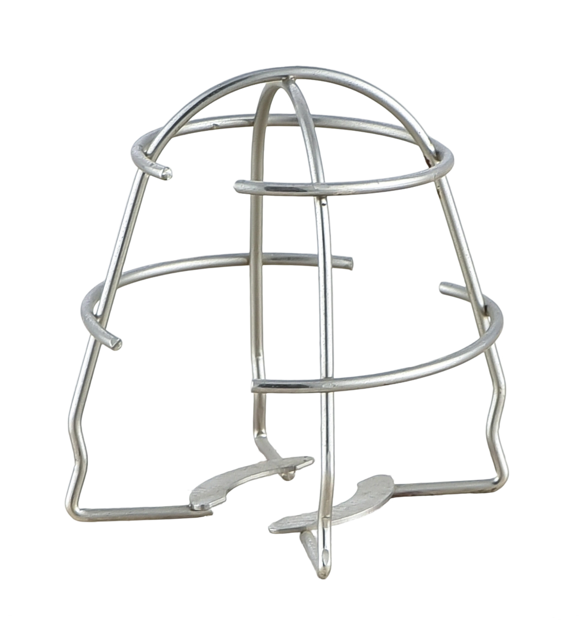 Silver-coloured sprinkler guard