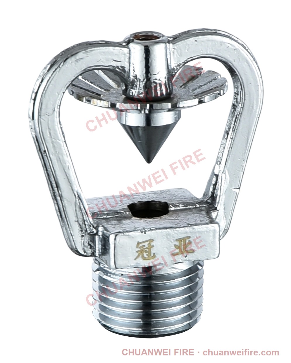 Open impingement-type water mist nozzle thumbnail