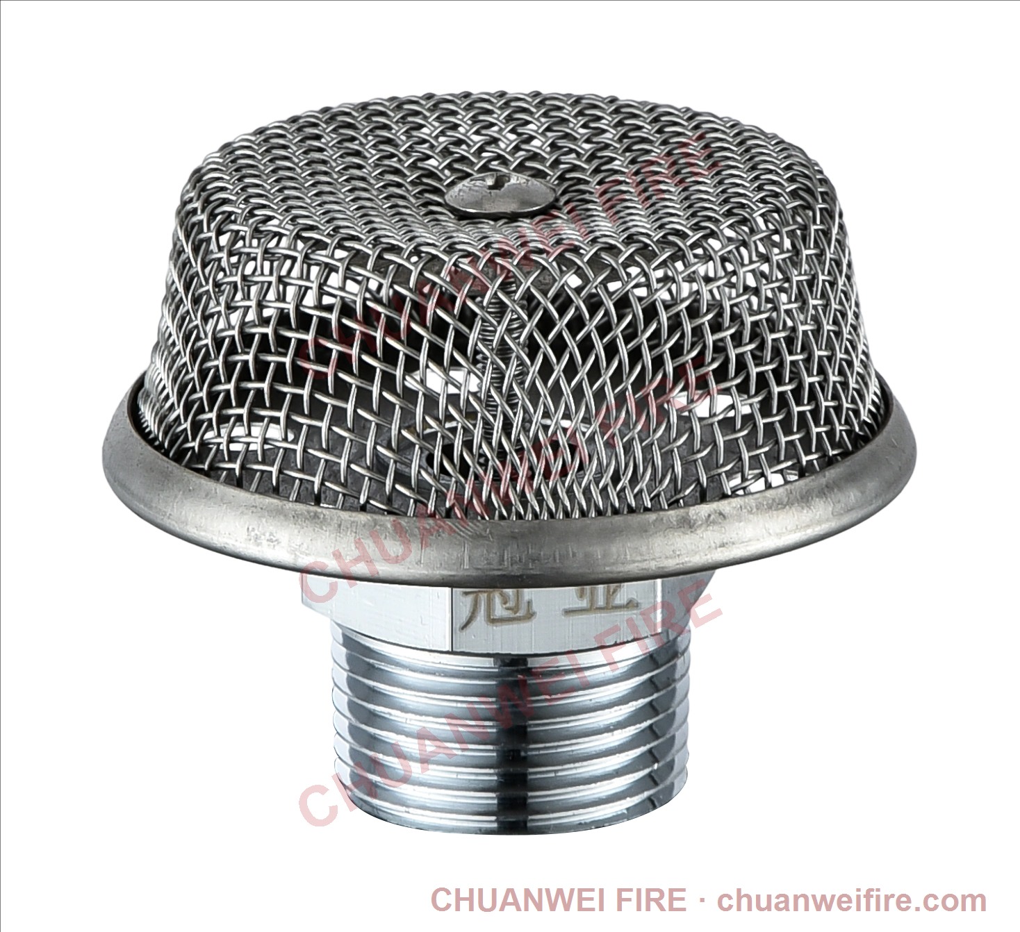 Water mist nozzle with mesh guard thumbnail