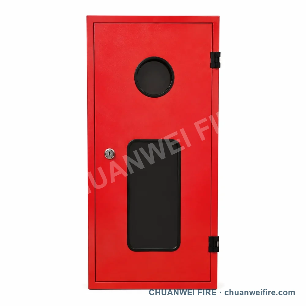 Catalog configuration illustration of Red Single-Extinguisher Cabinet
