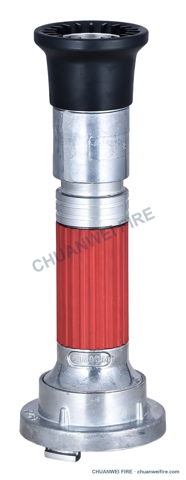 Combination jet and fog fire-hose nozzle
