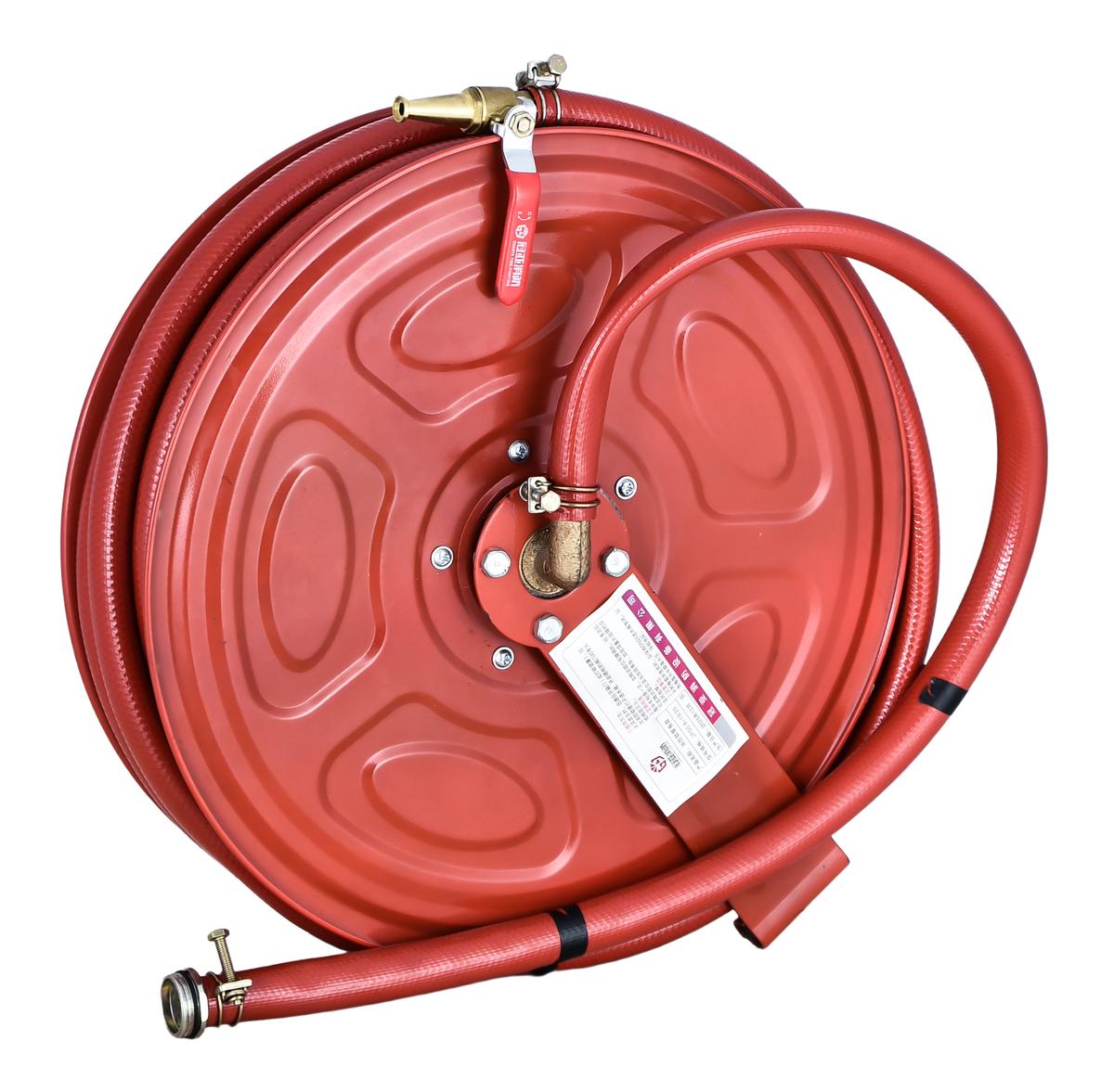 Heavy-duty fire hose reel with thicker components
