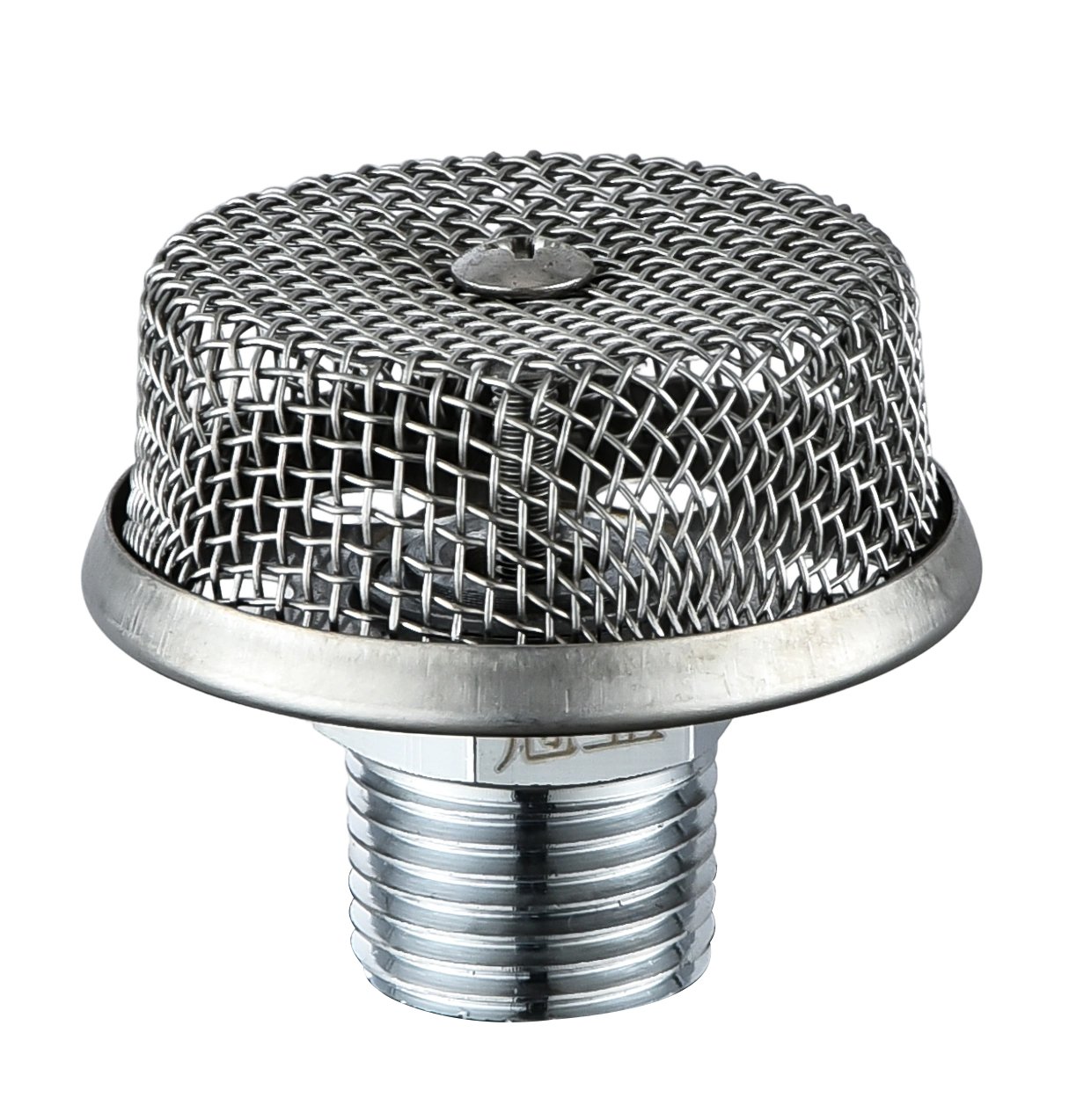 Water curtain nozzle with mesh guard